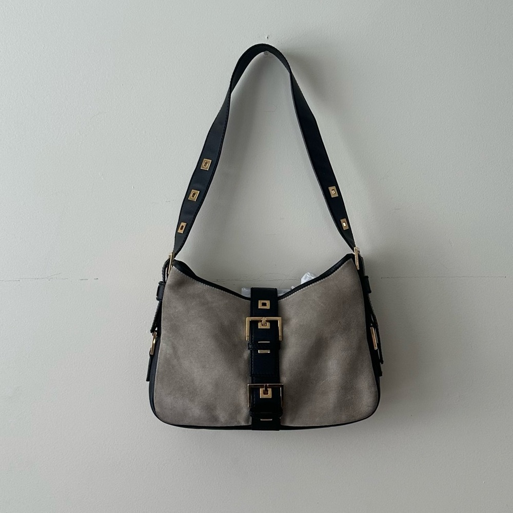 Yves Saint Laurent YSL grey suede bag - Picture 5 of 16